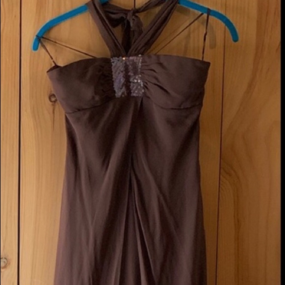 Bcbg brown dress